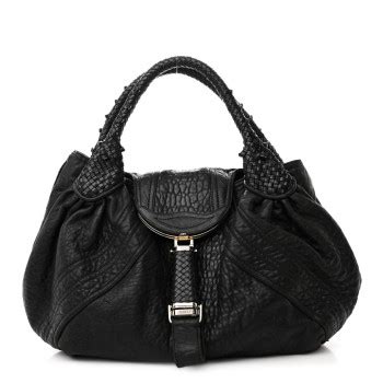 FENDI Nappa Nuvolata Spy Black 1156980 